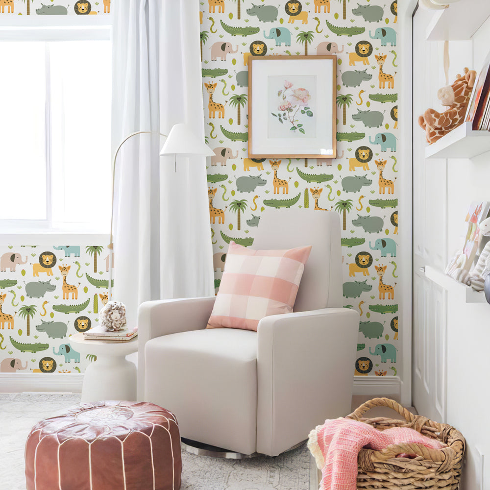 Papel de parede Baby Safari 5