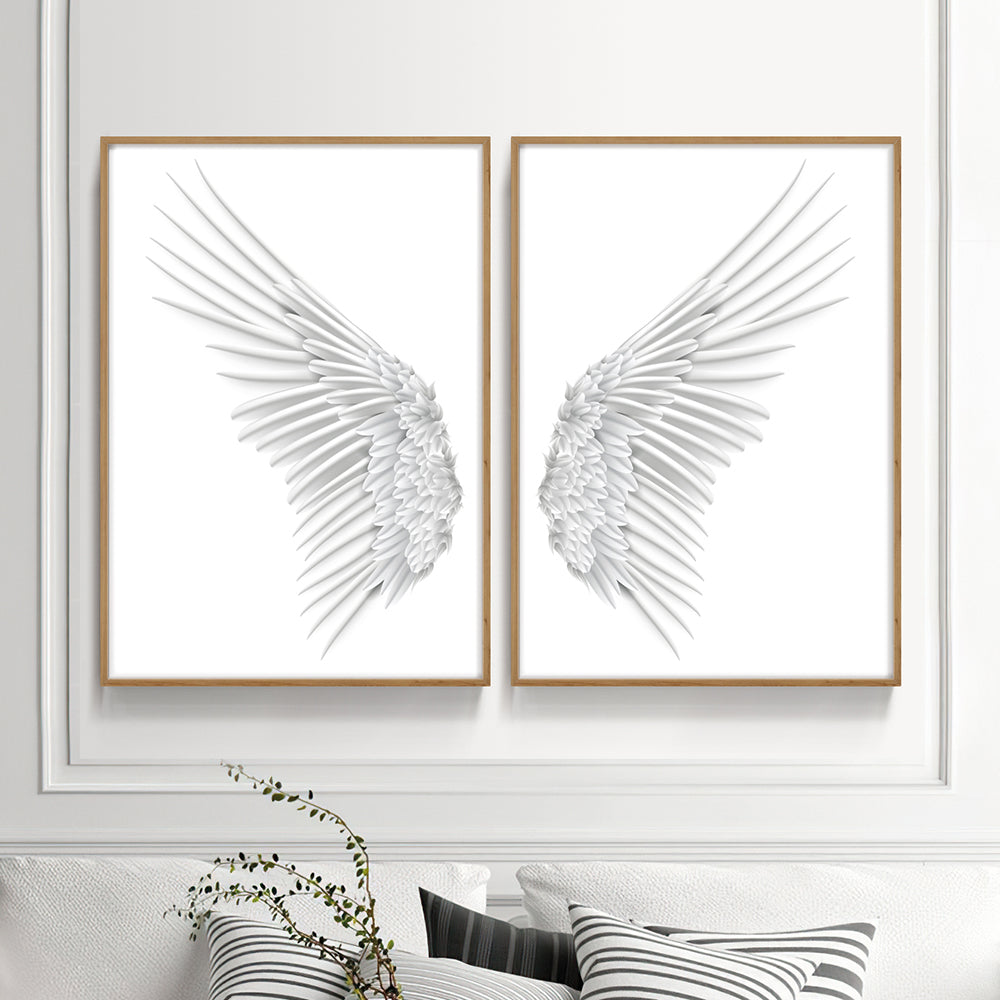 Composição de quadros Asas de Anjo