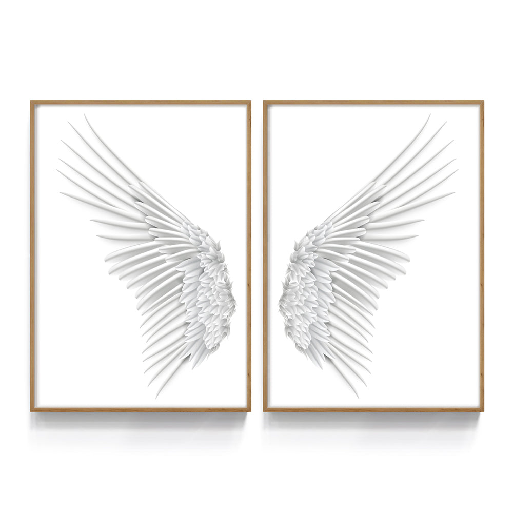 Composição de quadros Asas de Anjo