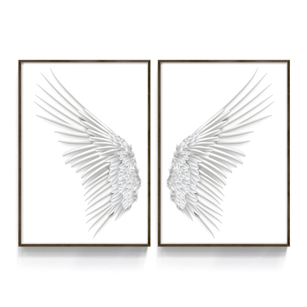 Composição de quadros Asas de Anjo