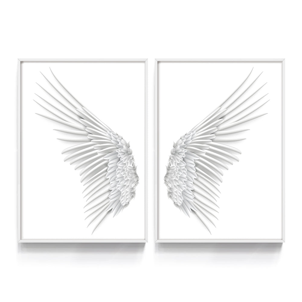 Composição de quadros Asas de Anjo