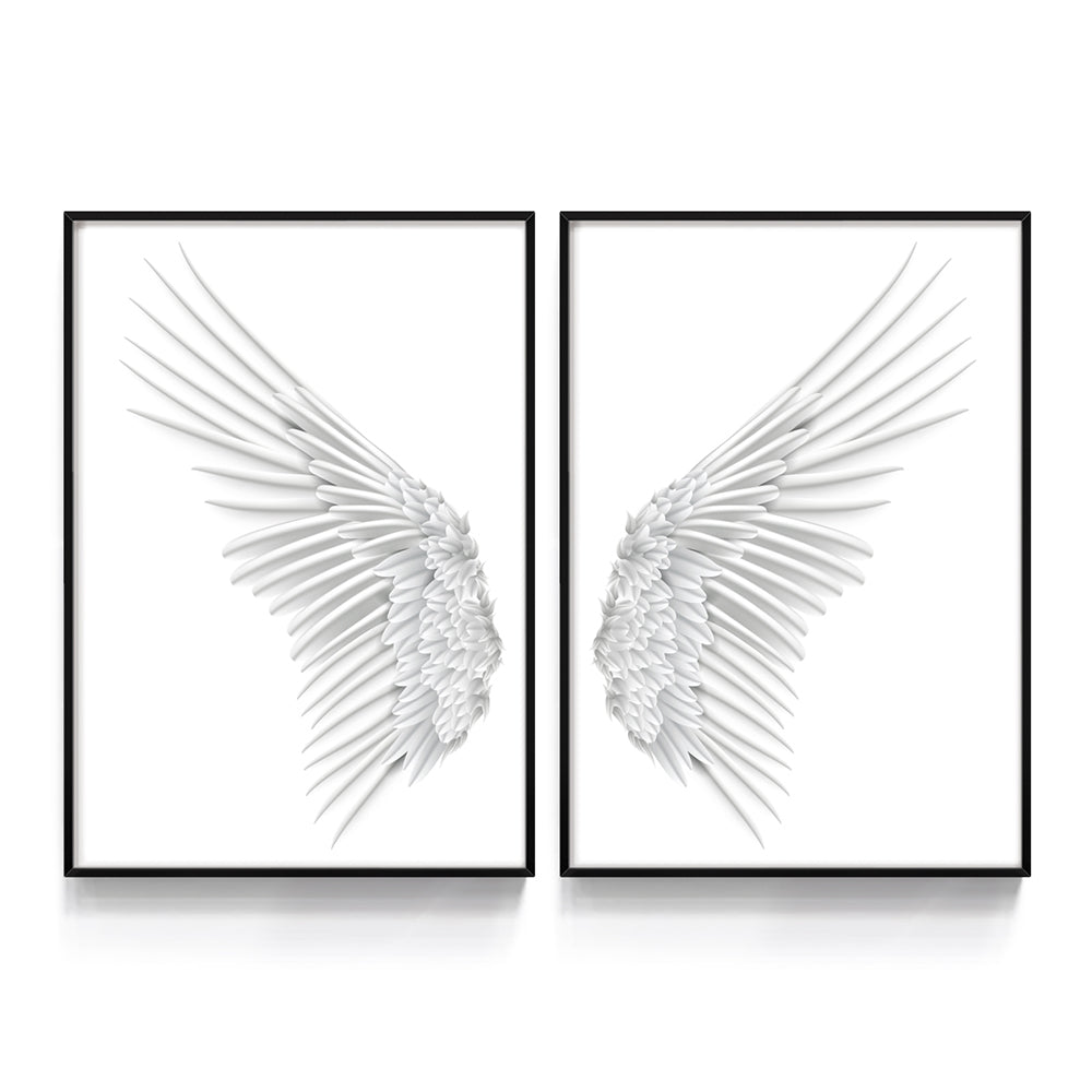 Composição de quadros Asas de Anjo