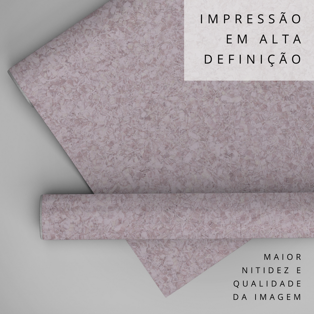 Papel de Parede Adesivo Efeito Textura Granito Rosa
