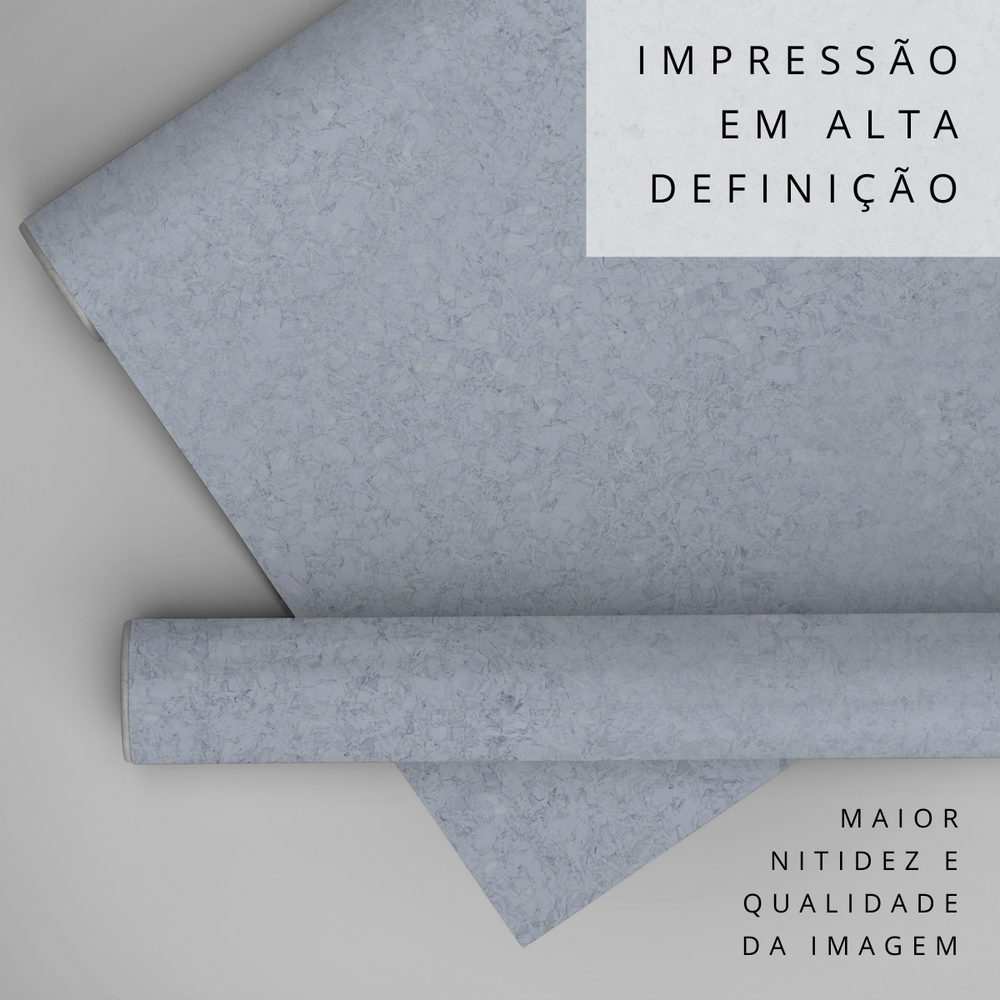 Papel de Parede Adesivo Efeito Textura Granito Azul