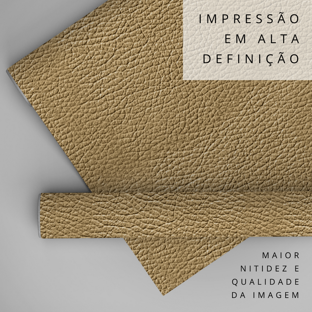 Papel de Parede Que Imita Couro Amarelo