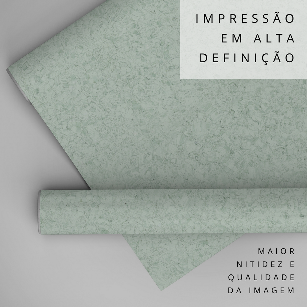 Papel de Parede Adesivo Efeito Textura Verde