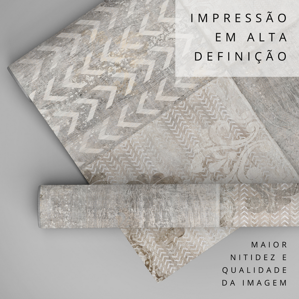 Papel de Parede Azulejo Mosaico Vintage Contempôraneo