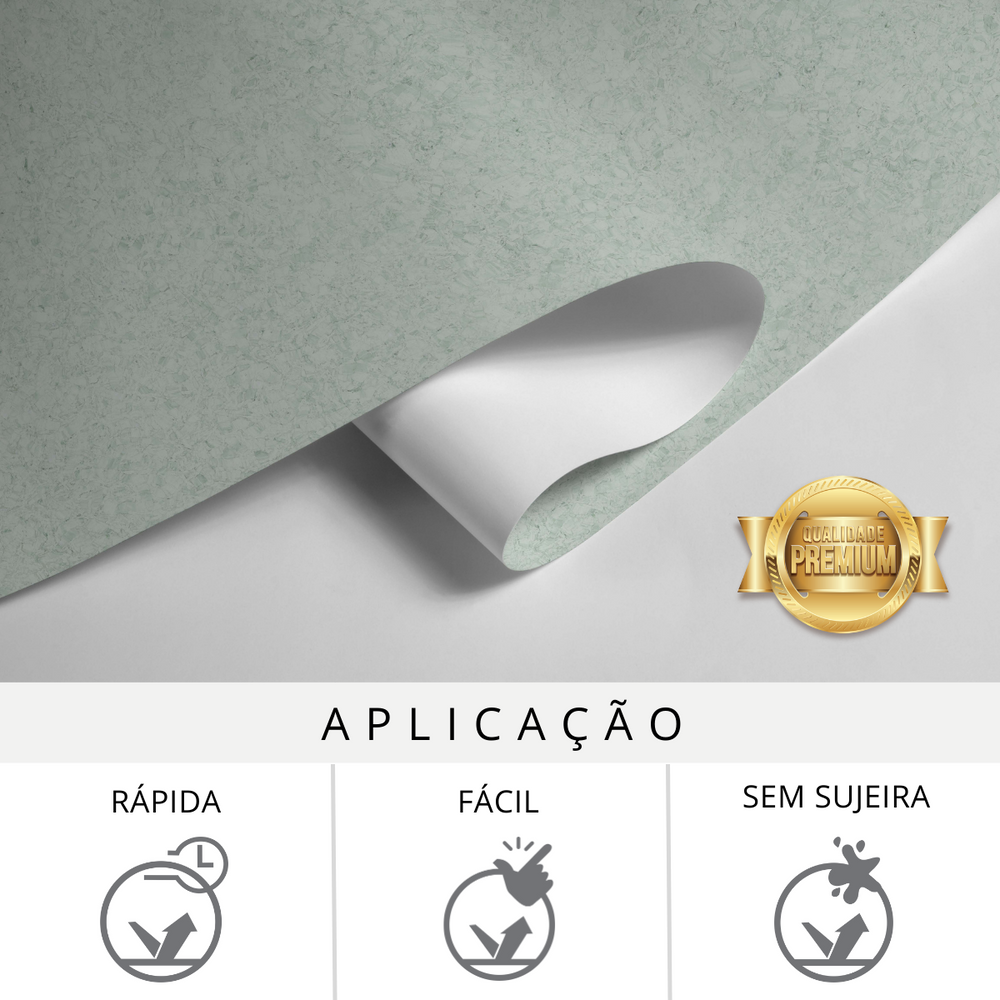 Papel de Parede Adesivo Efeito Textura Verde