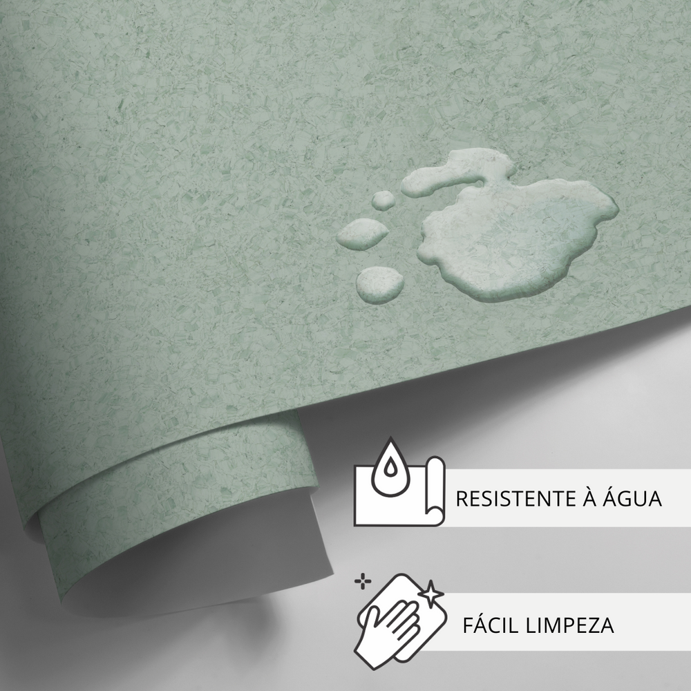 Papel de Parede Adesivo Efeito Textura Verde