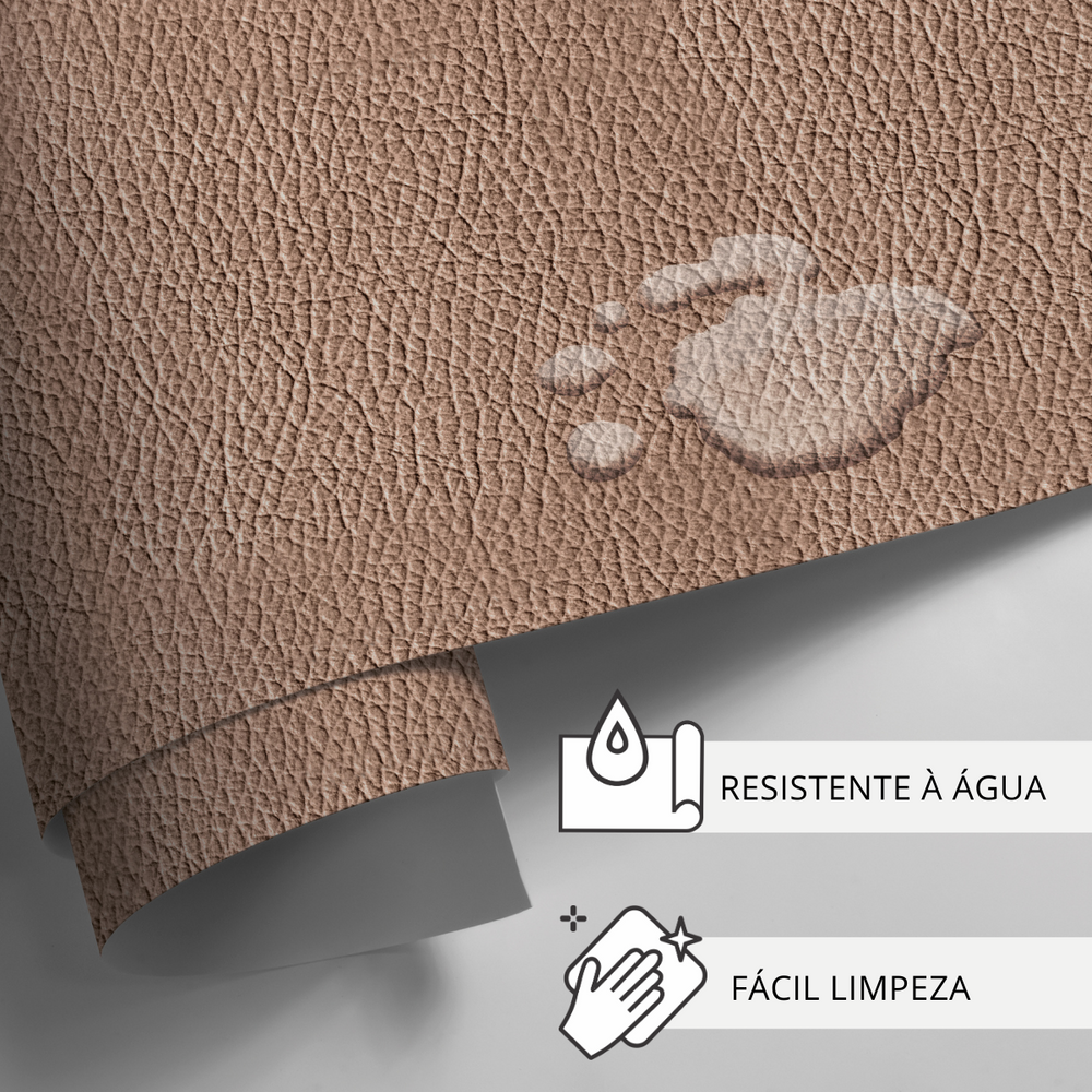 Papel de Parede Que Imita Couro Salmão
