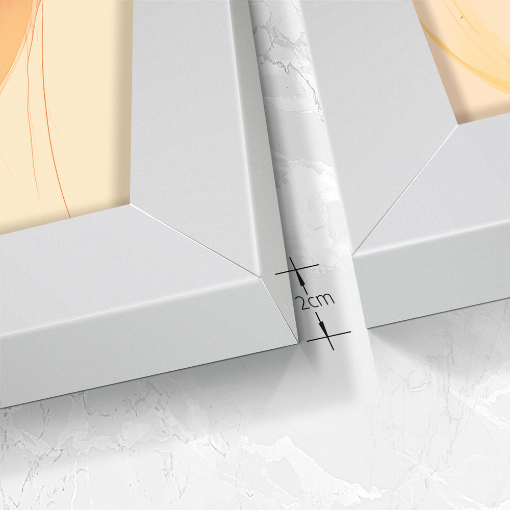 Composição de Quadros Geométricos Abstrato Moderno