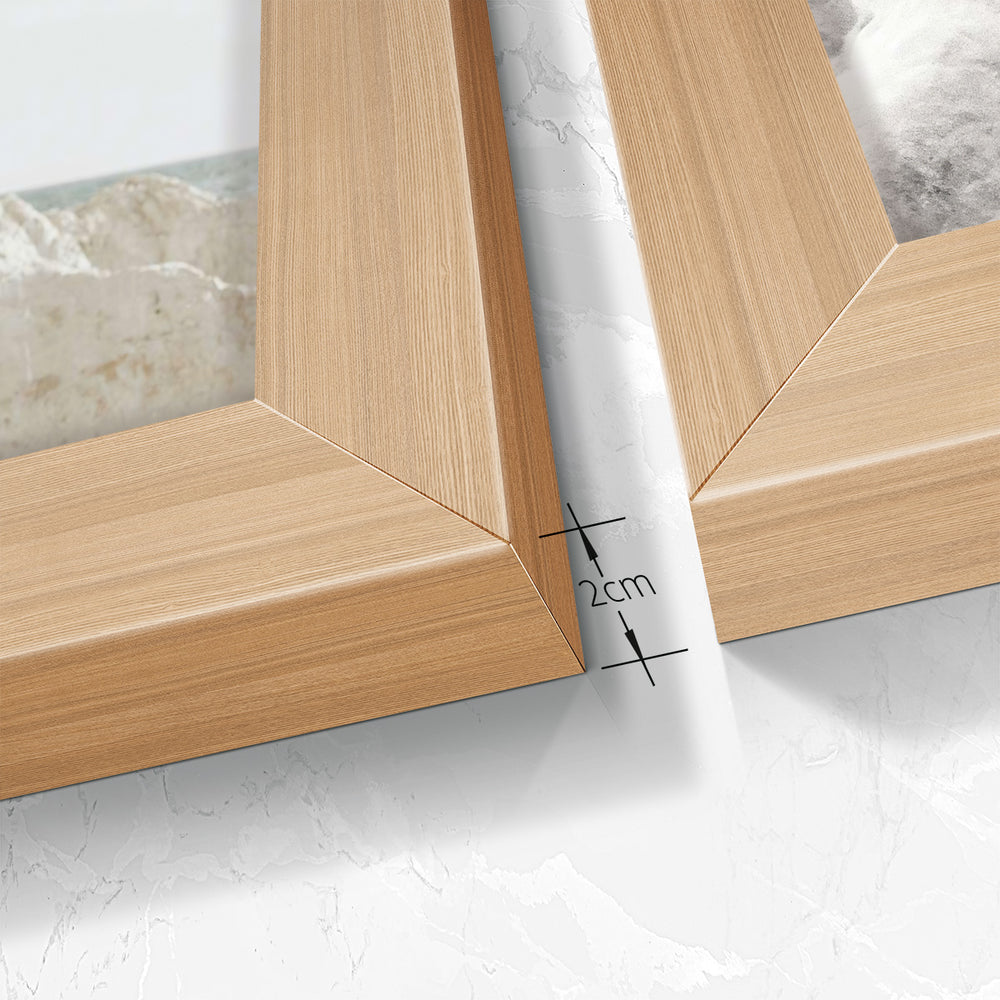 Composição De Quadros Trio Dia Na Praia - 60OFF