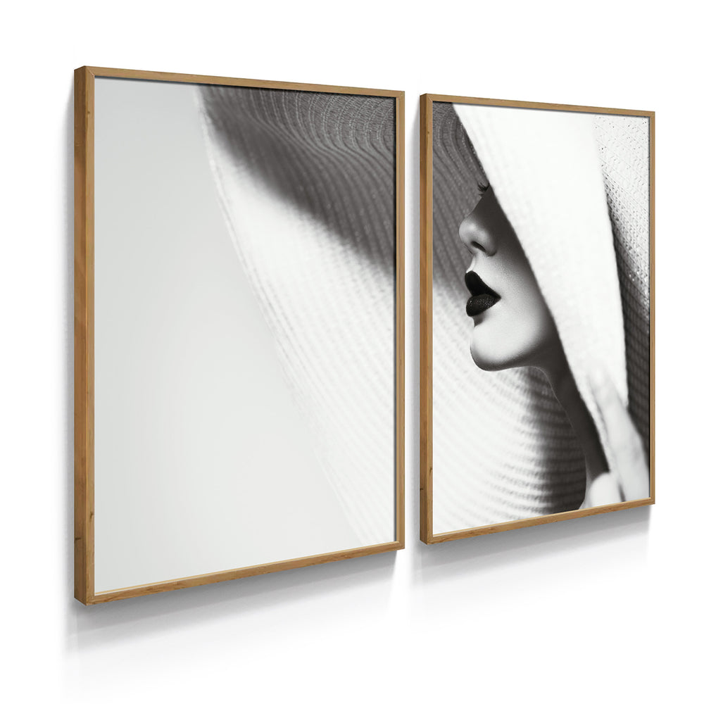 Composição de quadros Mulher Famme Fashion - 60OFF