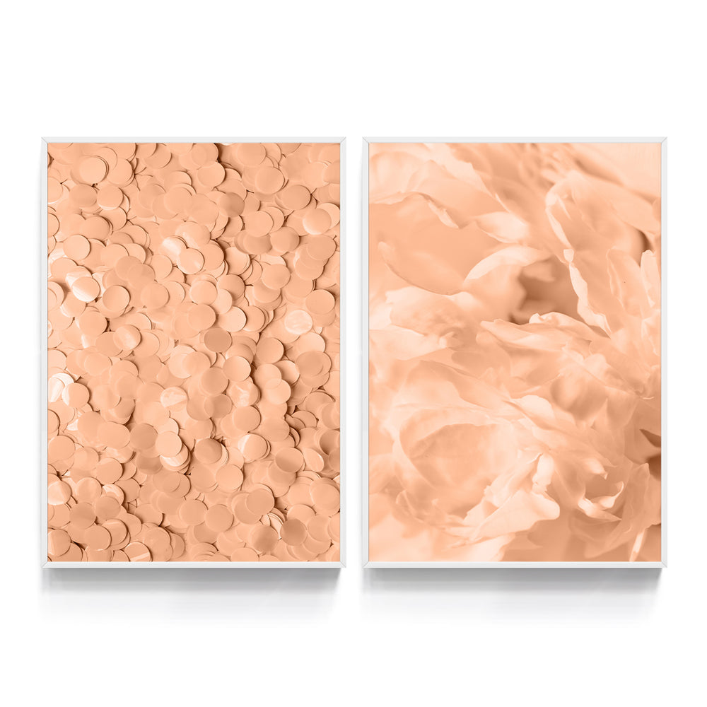 Composição de Quadros Abstrato Moderno Pantone