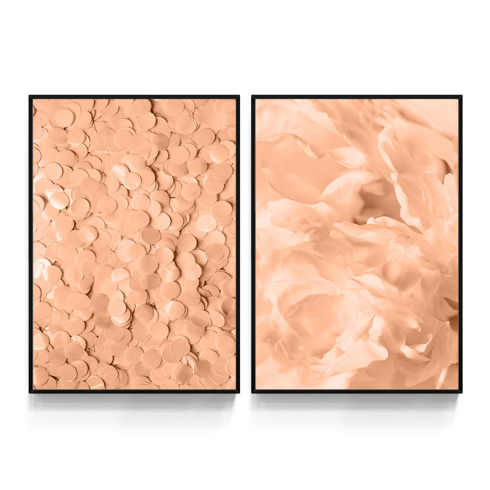 Composição de Quadros Abstrato Moderno Pantone