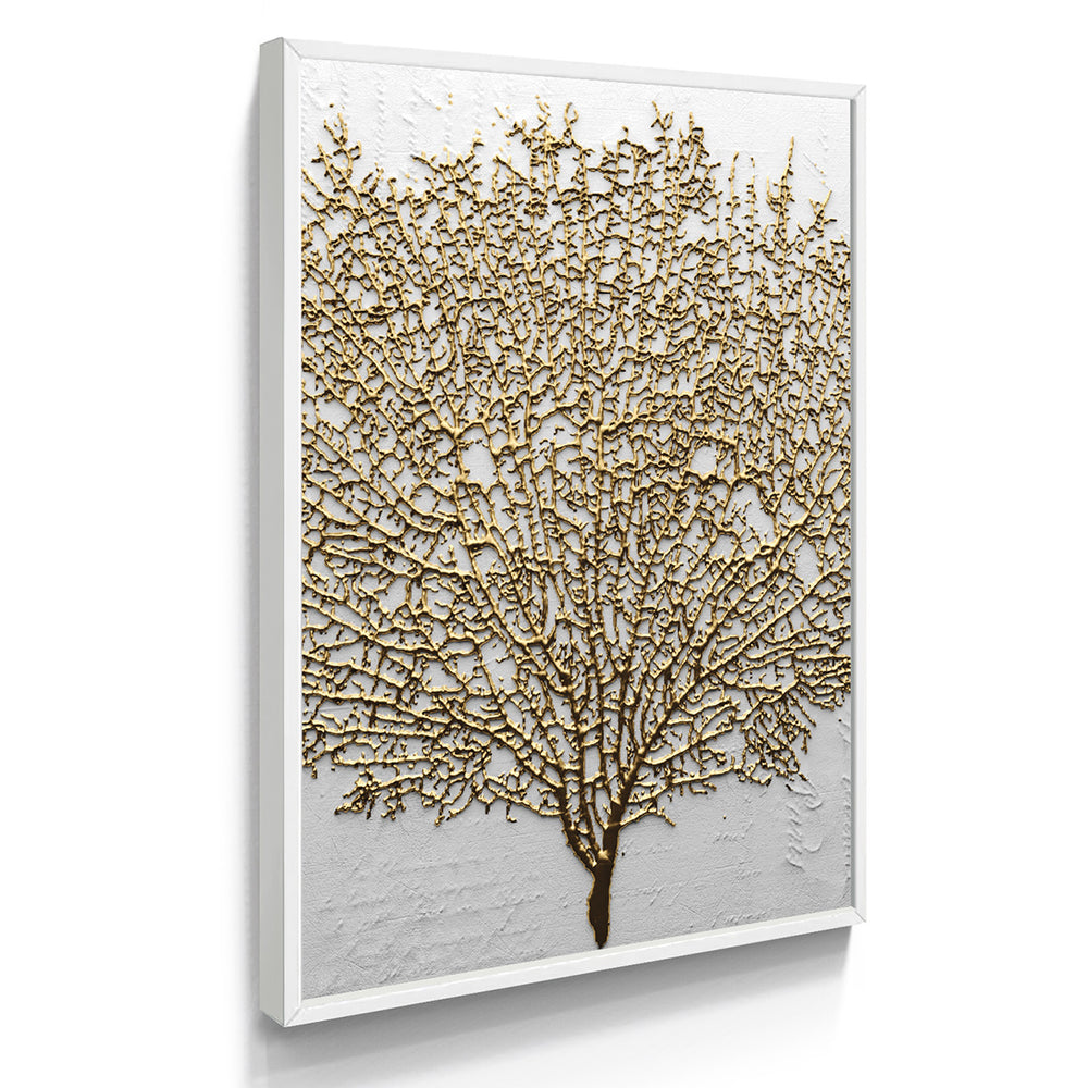 Quadro Árvore Dourada Gold