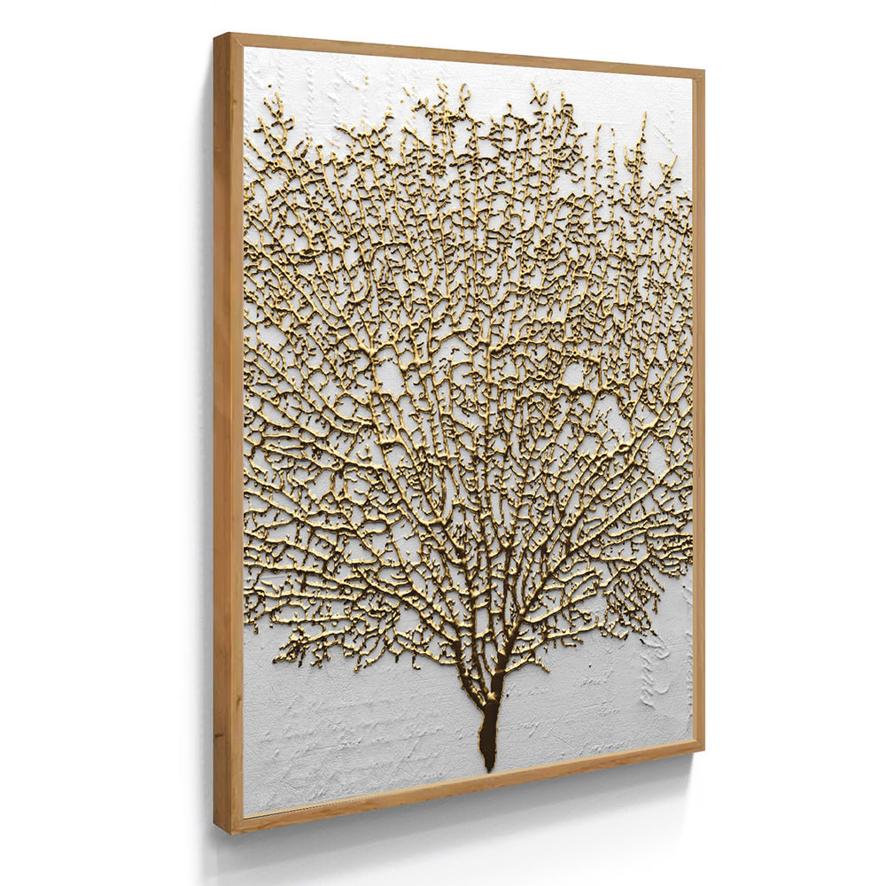 Quadro Árvore Dourada Gold