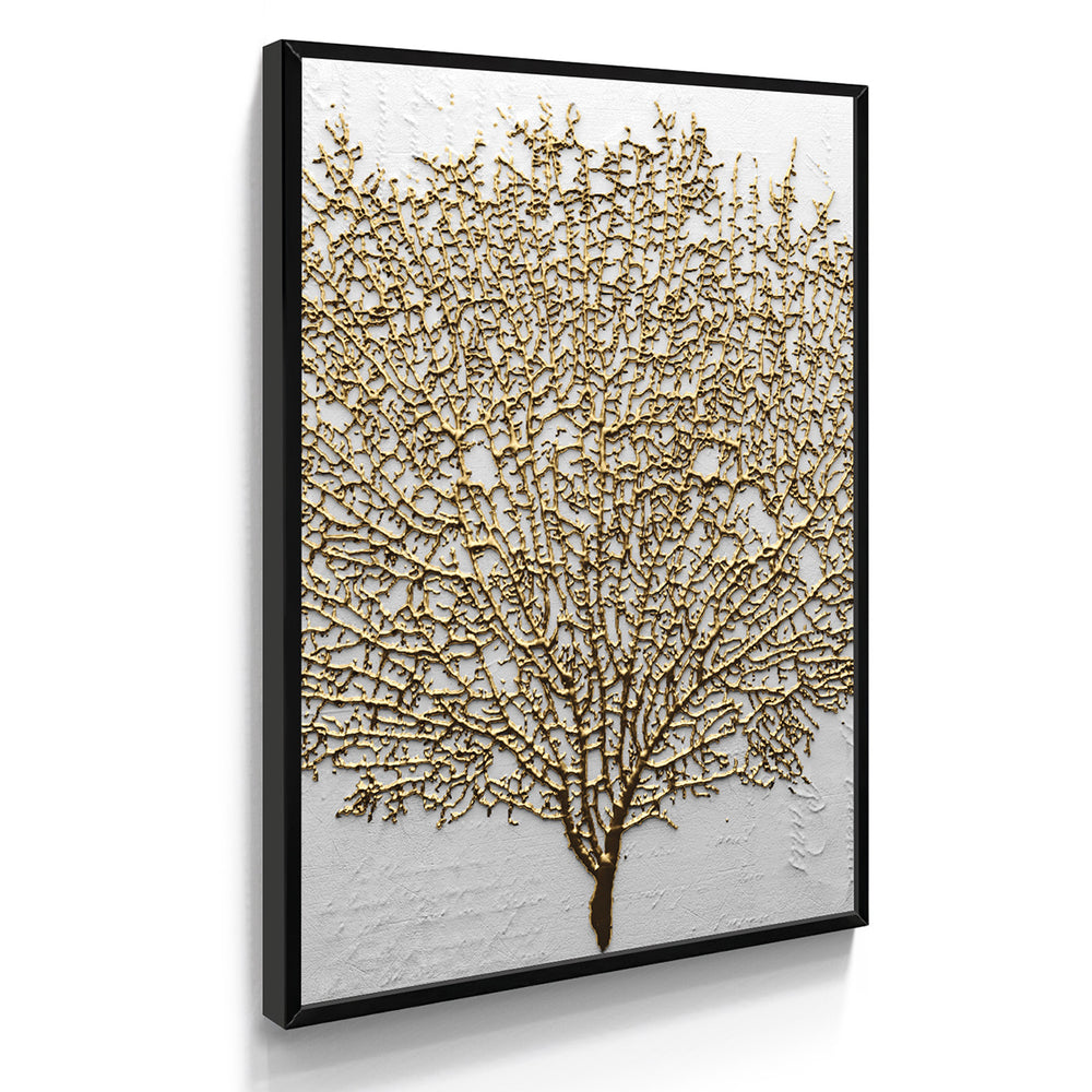 Quadro Árvore Dourada Gold