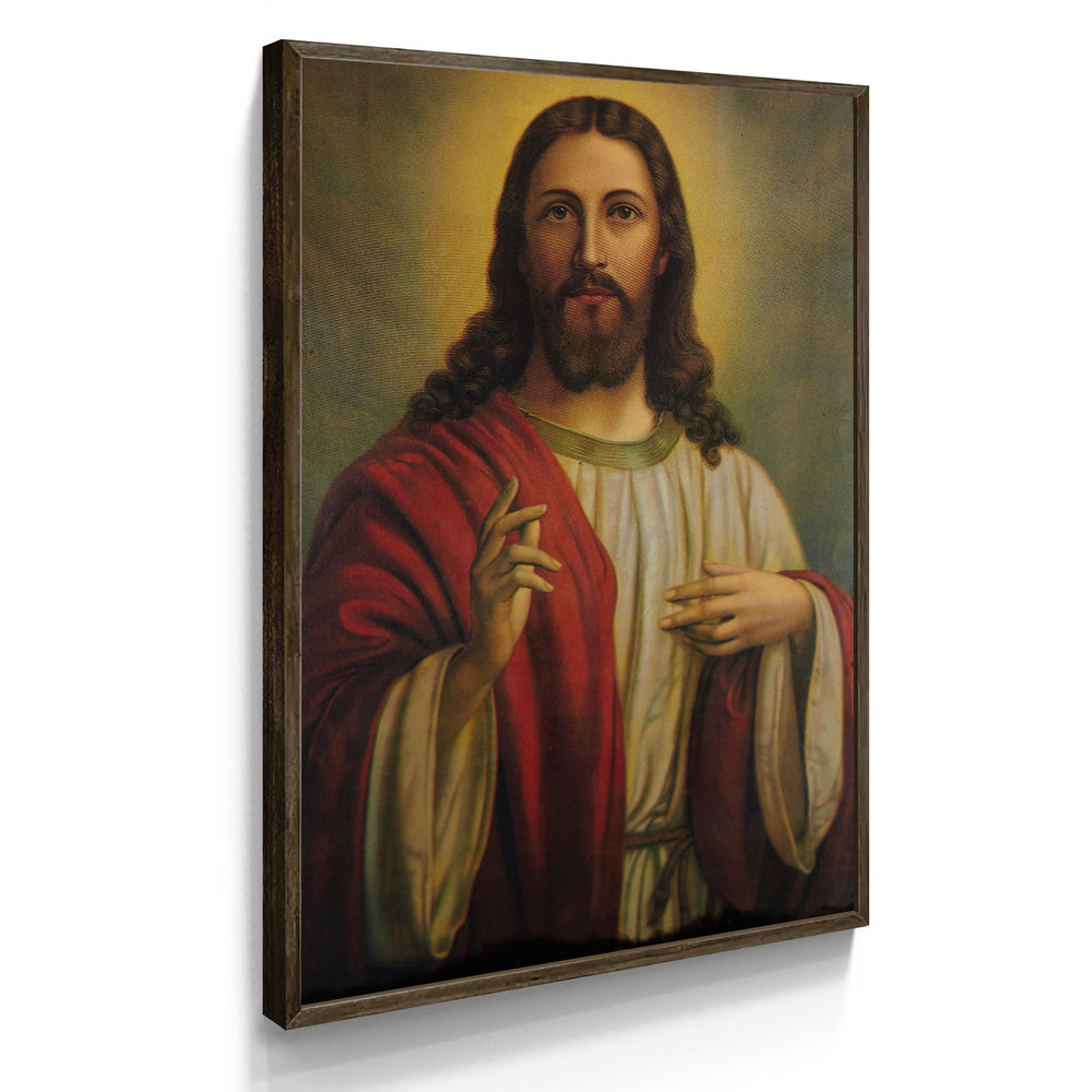 Quadro Individual Relioso Retrato Jesus Cristo