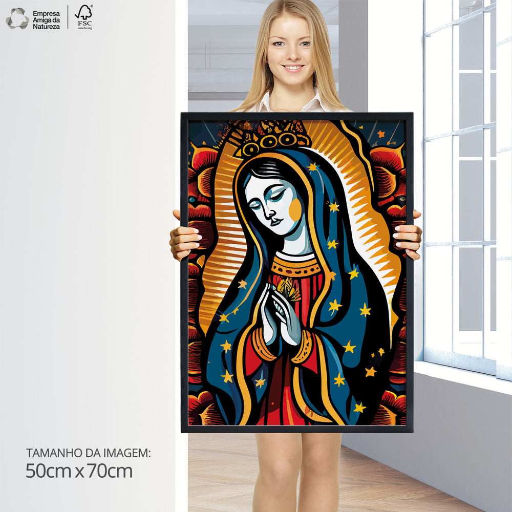 Quadro Individual Religioso Virgem Guadalupe