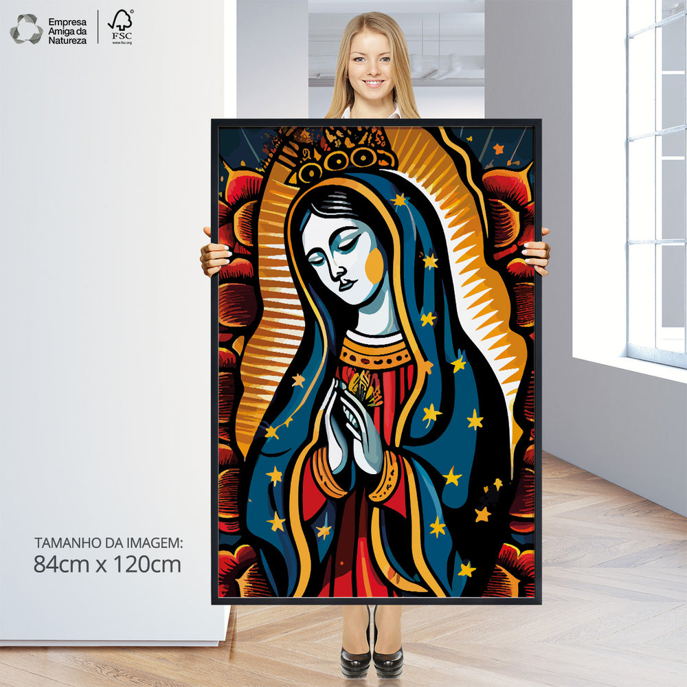 Quadro Individual Religioso Virgem Guadalupe