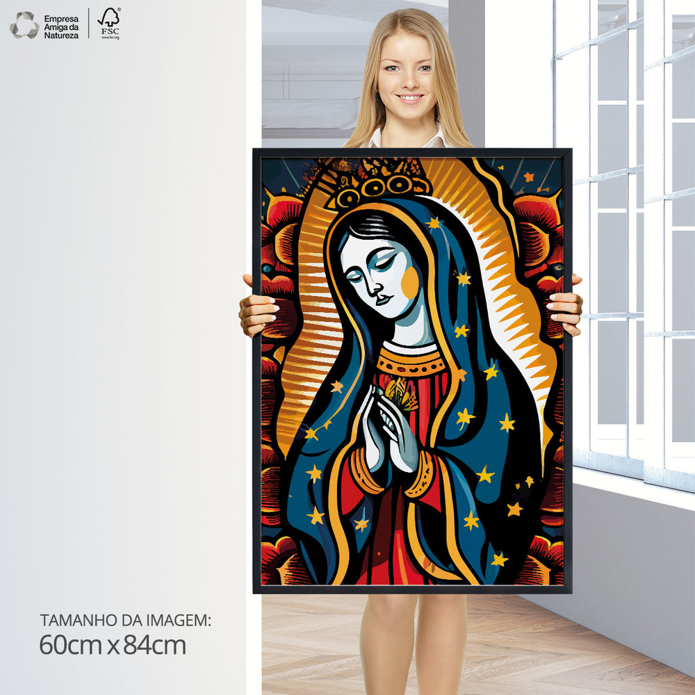 Quadro Individual Religioso Virgem Guadalupe