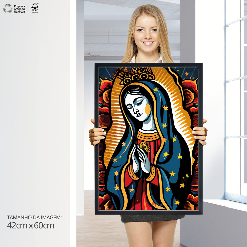 Quadro Individual Religioso Virgem Guadalupe