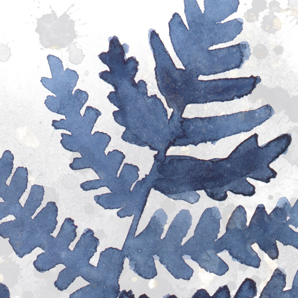 Composição de Quadros Trio Botânico Minimalista Azul