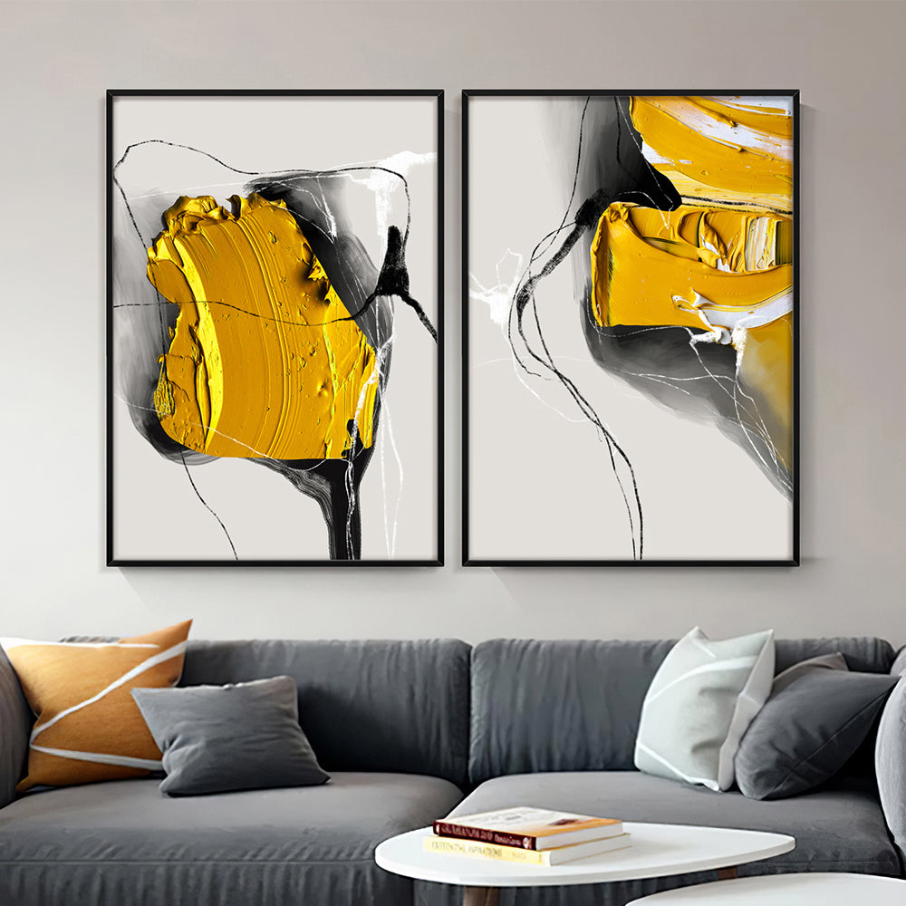 Composição de quadros Duo Acrílico Minimal 50%OFF