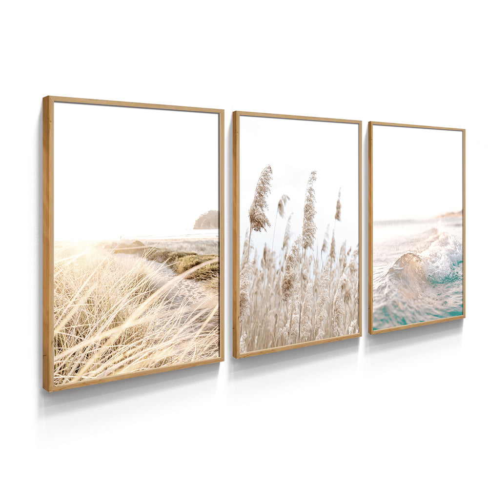Composição de Quadros trio Brisa da Praia