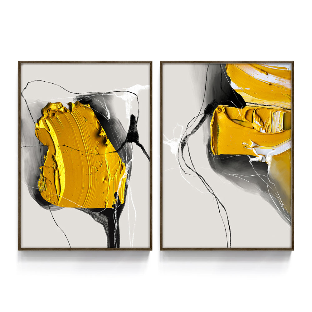Composição de quadros Duo Acrílico Minimal 50%OFF
