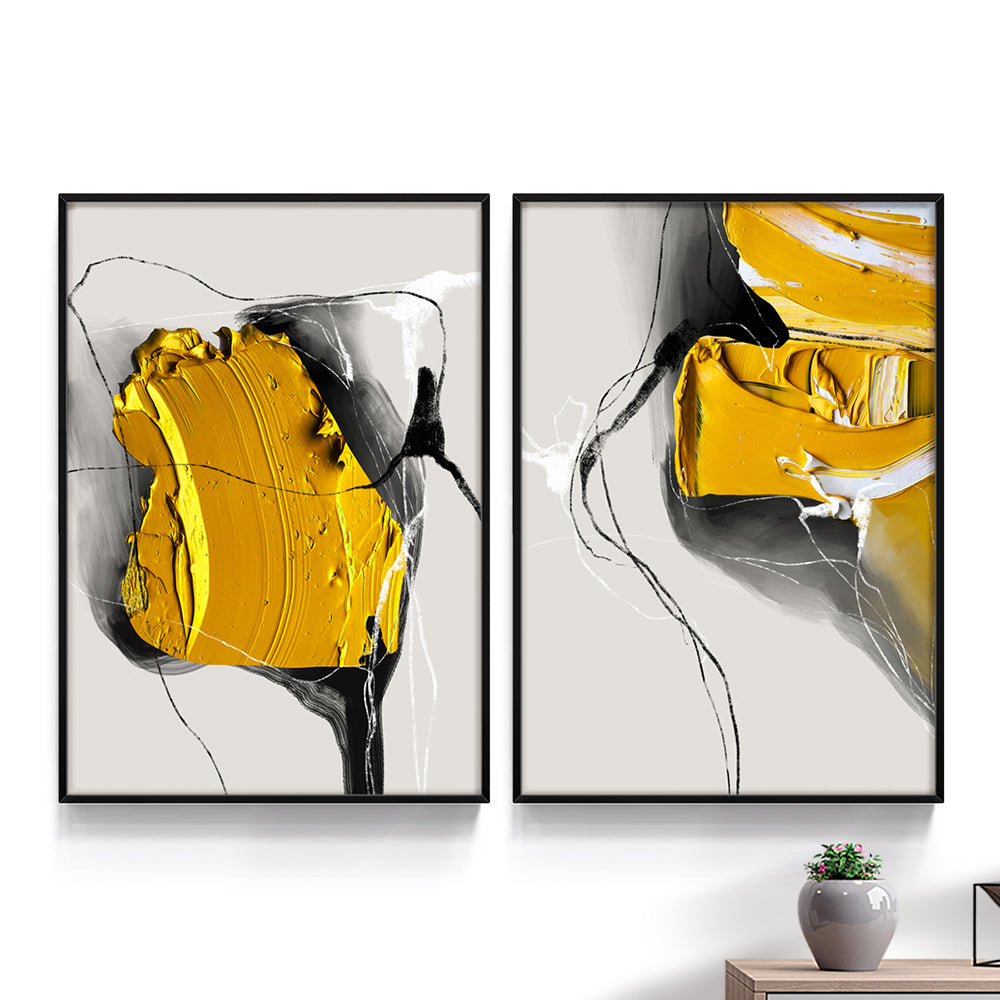 Composição de quadros Duo Acrílico Minimal 50%OFF