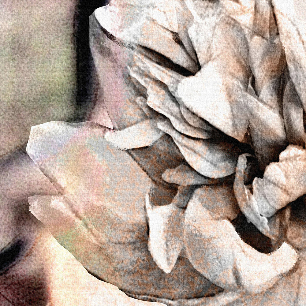 Composição de Quadros Trio de flores rosê - 60OFF