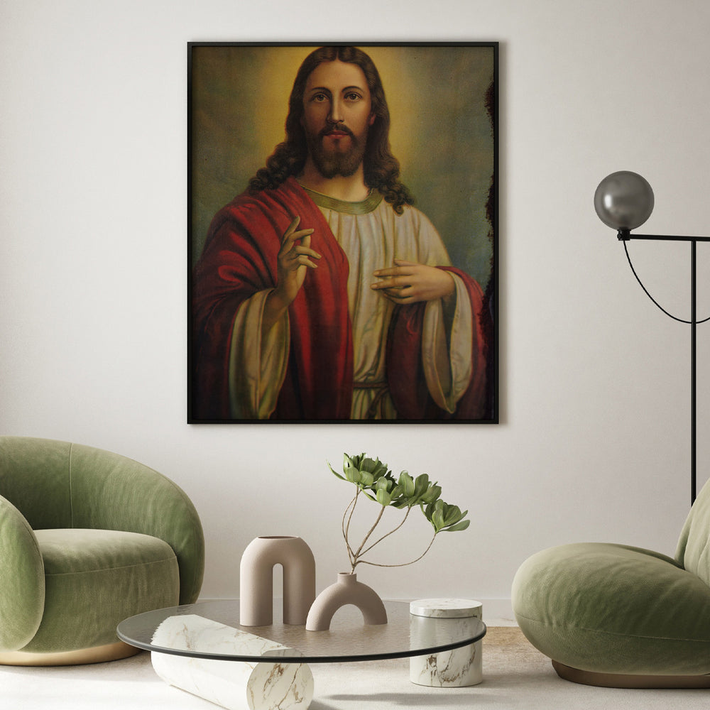 Quadro Individual Relioso Retrato Jesus Cristo