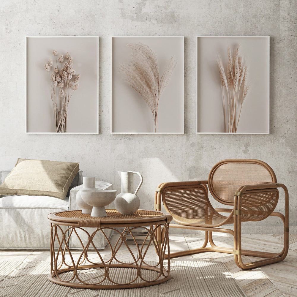 Composição de Quadros Ramos de Trigo