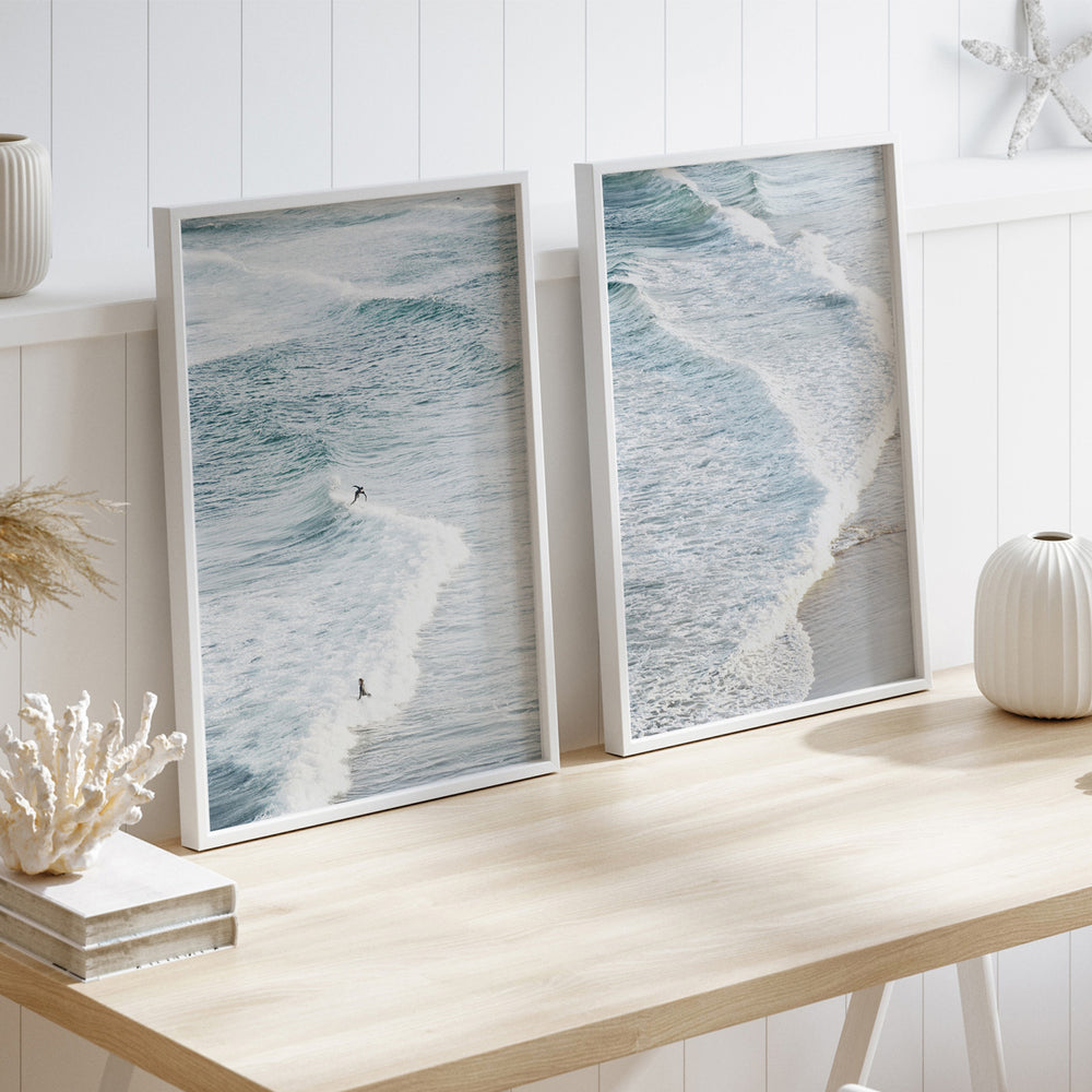 Composição De Quadros Ondas do Mar - 60OFF