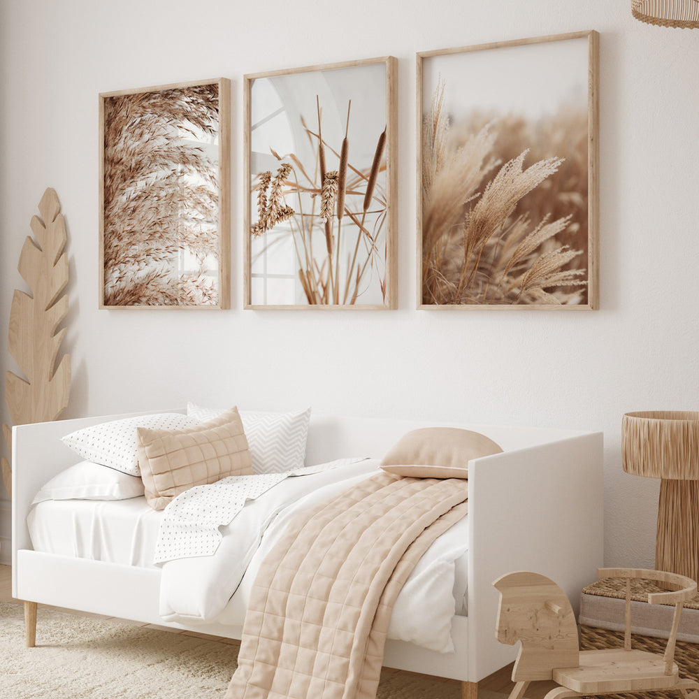 Composição de Quadros Plantação de Trigo - 60OFF