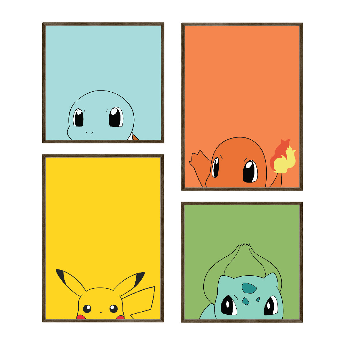 Composição de quadros Pokémons – TOQUE POP 🖤