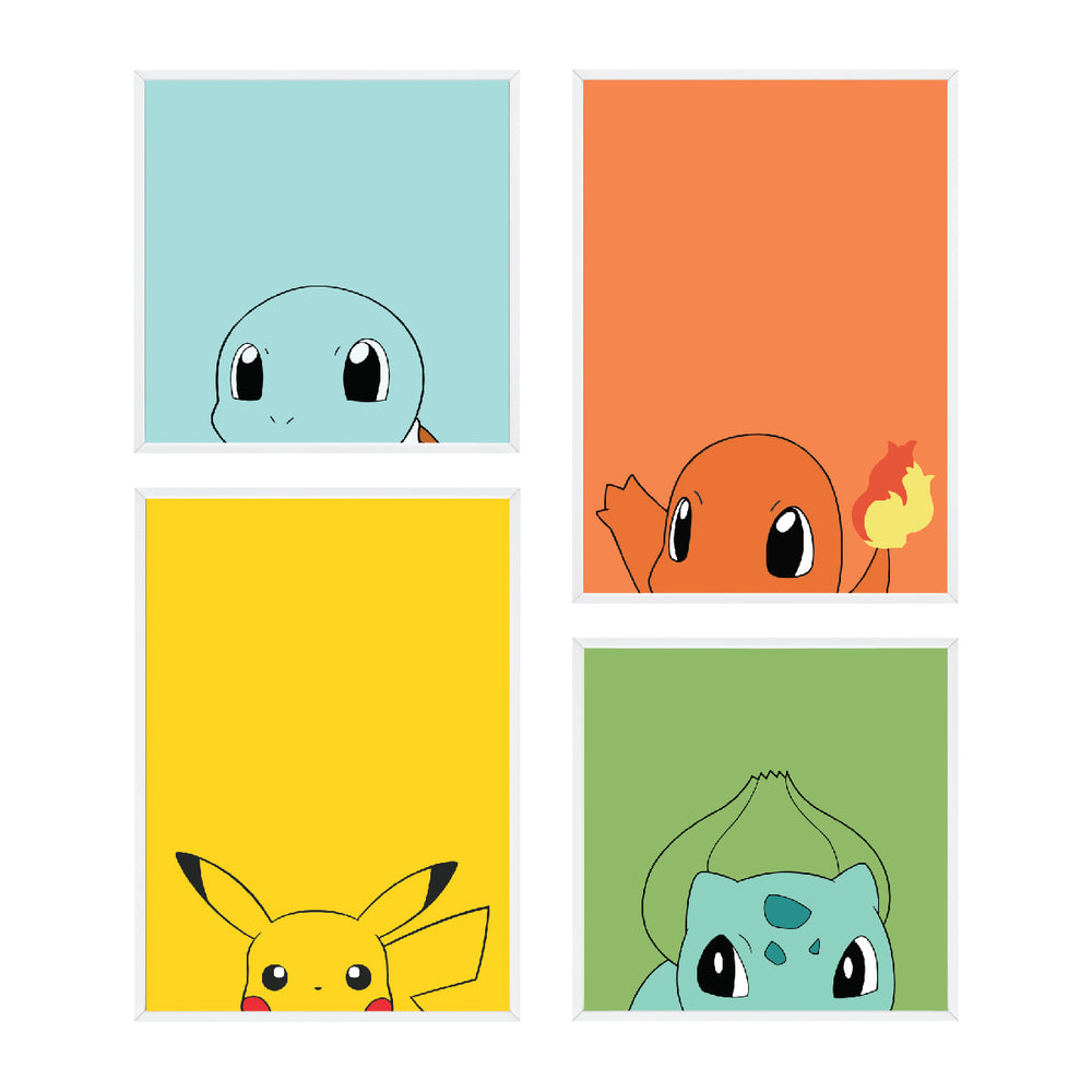 Composição de quadros Pokémons