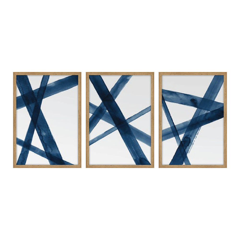 Composição de quadros Blue Bands