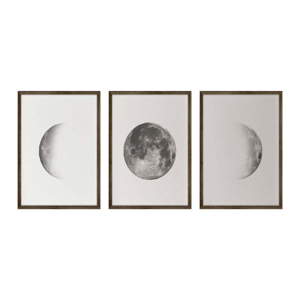 Composição de quadros Trio de Luas