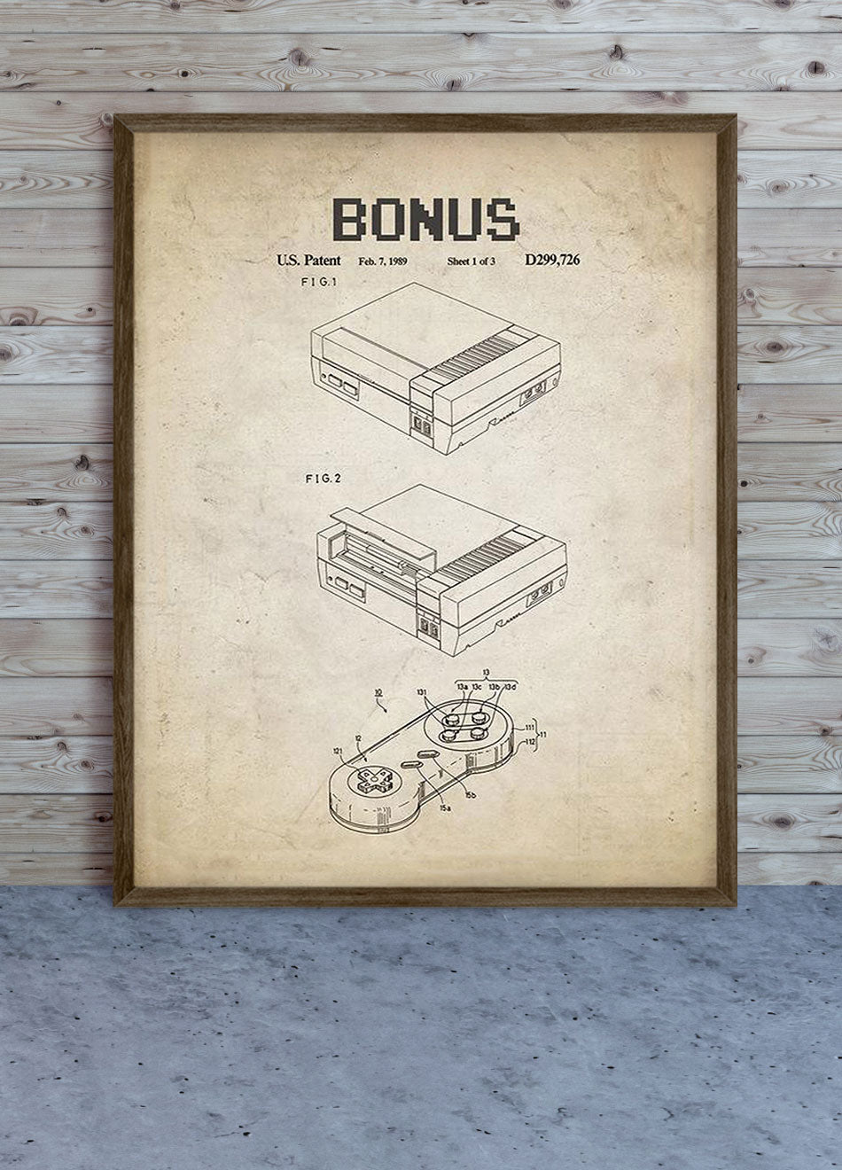 Quadro Bonus Nintendo