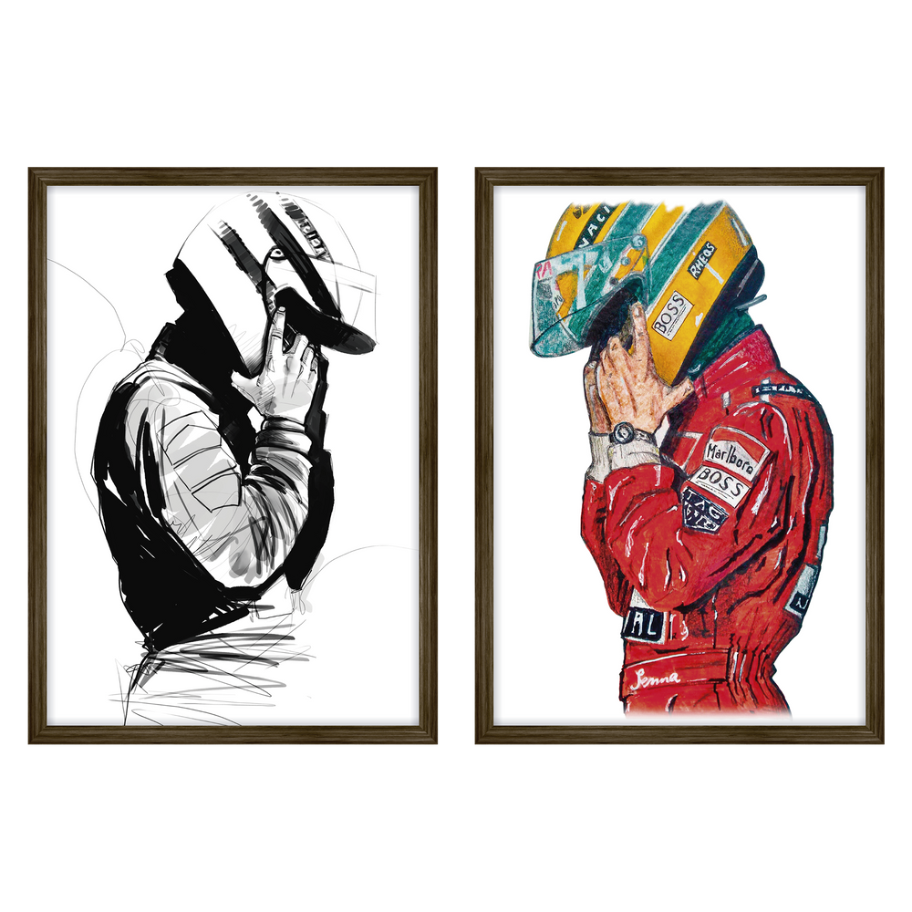 Composição de quadros Ayrton Senna