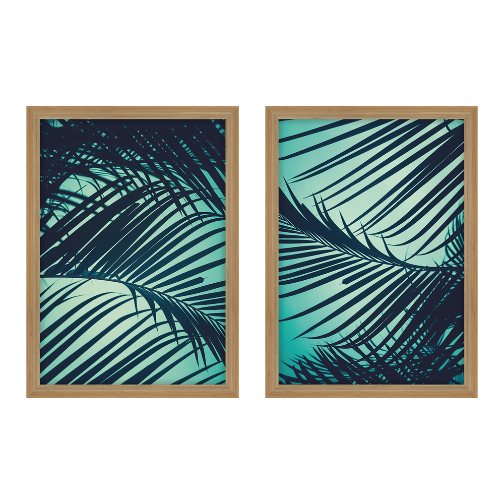 Composição de quadros Folha de Palmeira