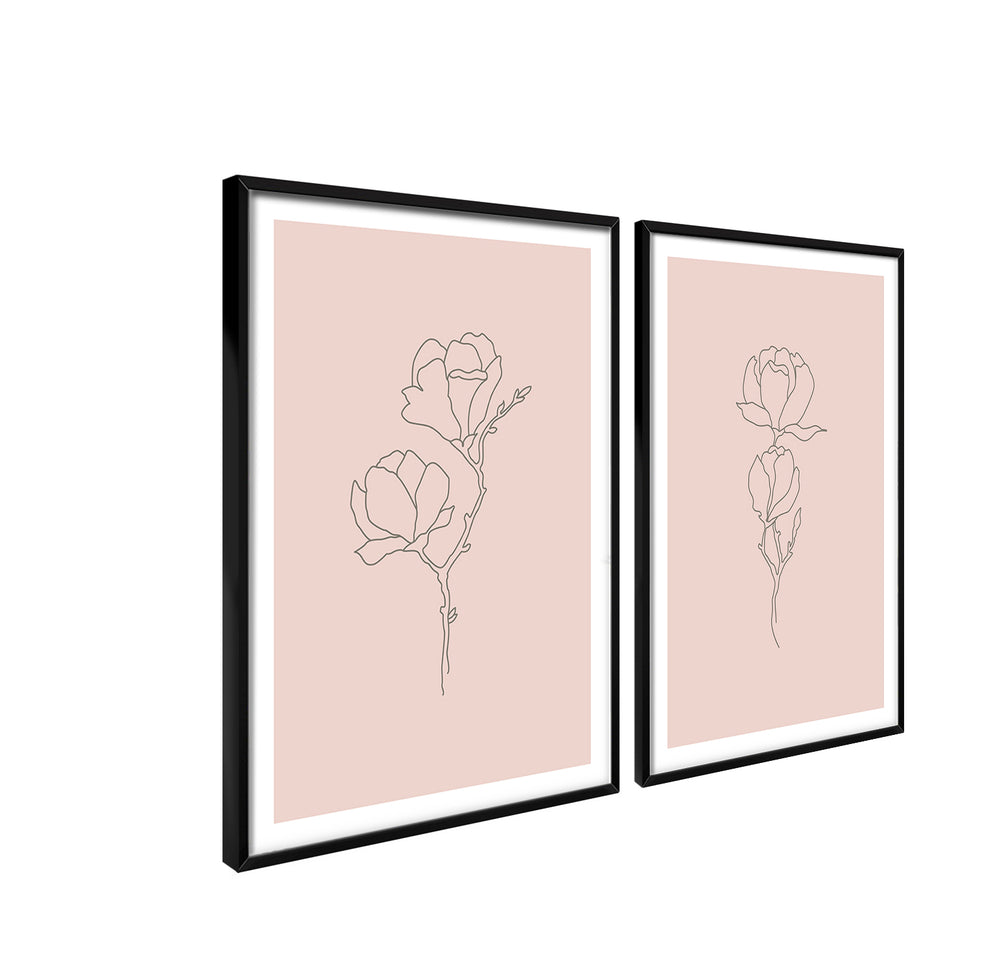 Composição de quadros Enlace das Rosas