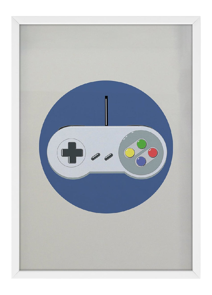 Quadro Controle Nintendo – TOQUE POP 🖤