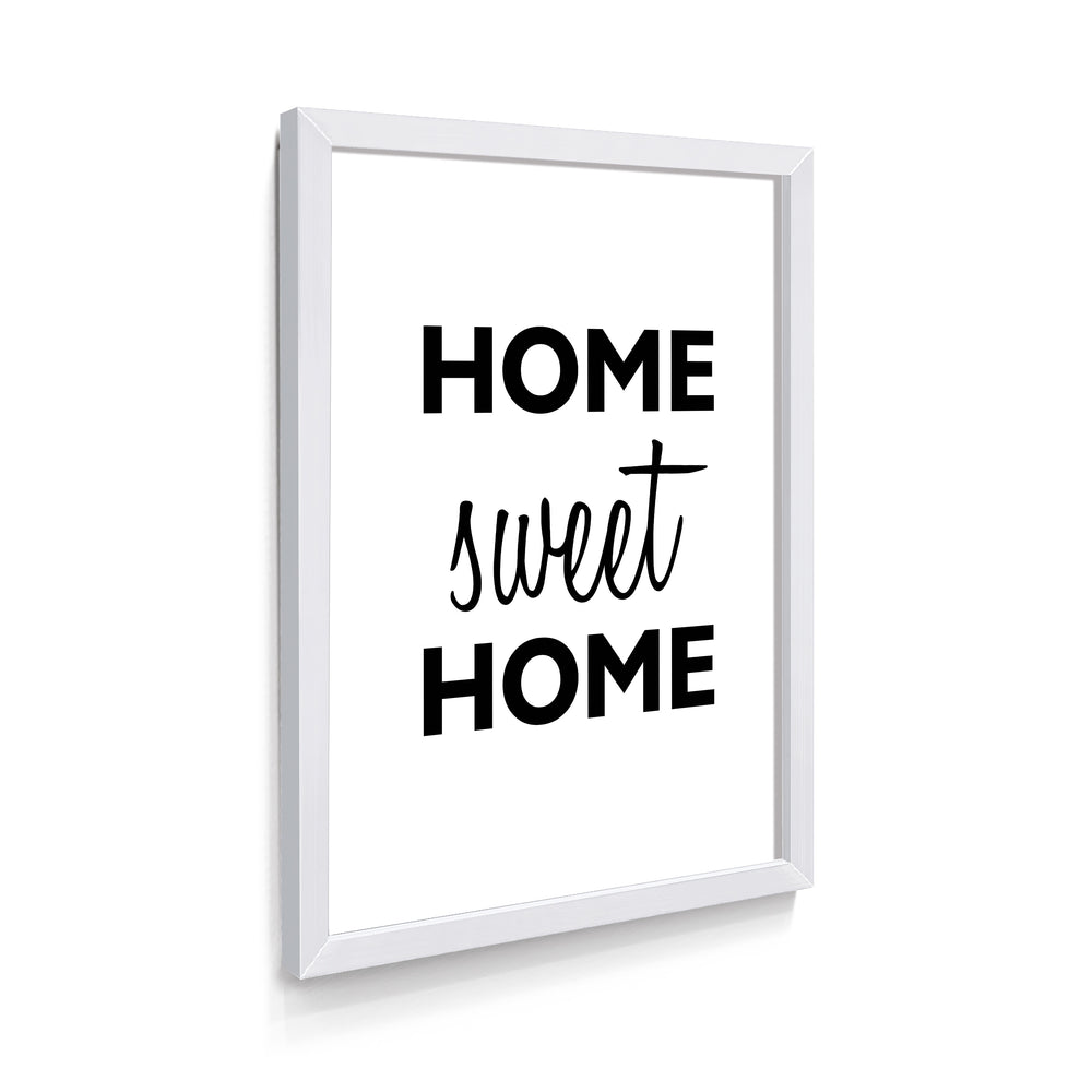 Quadro Frase Sweet Home