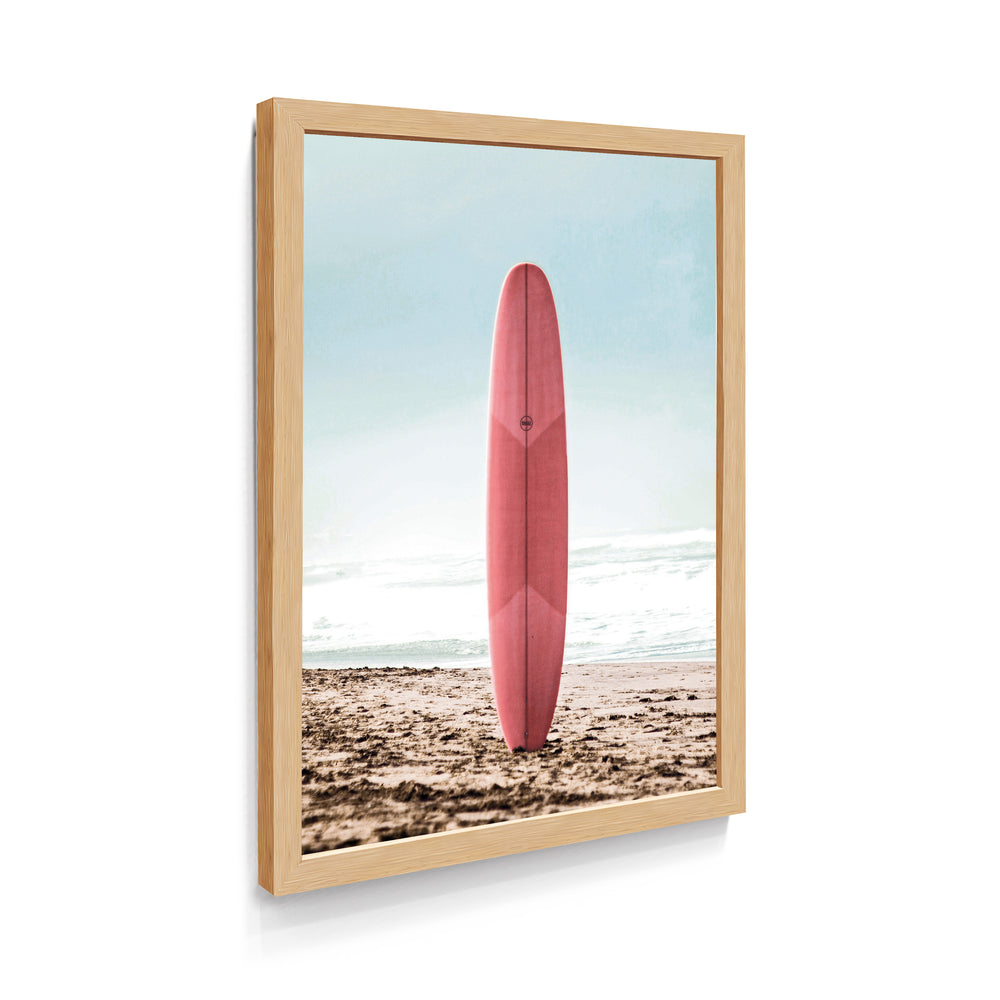 Quadro Prancha de Surf Rosa