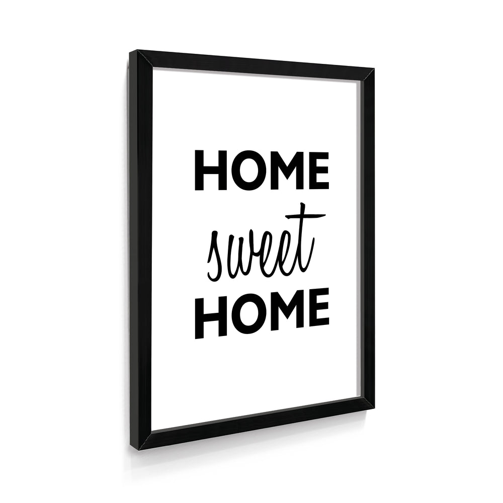 Quadro Frase Sweet Home