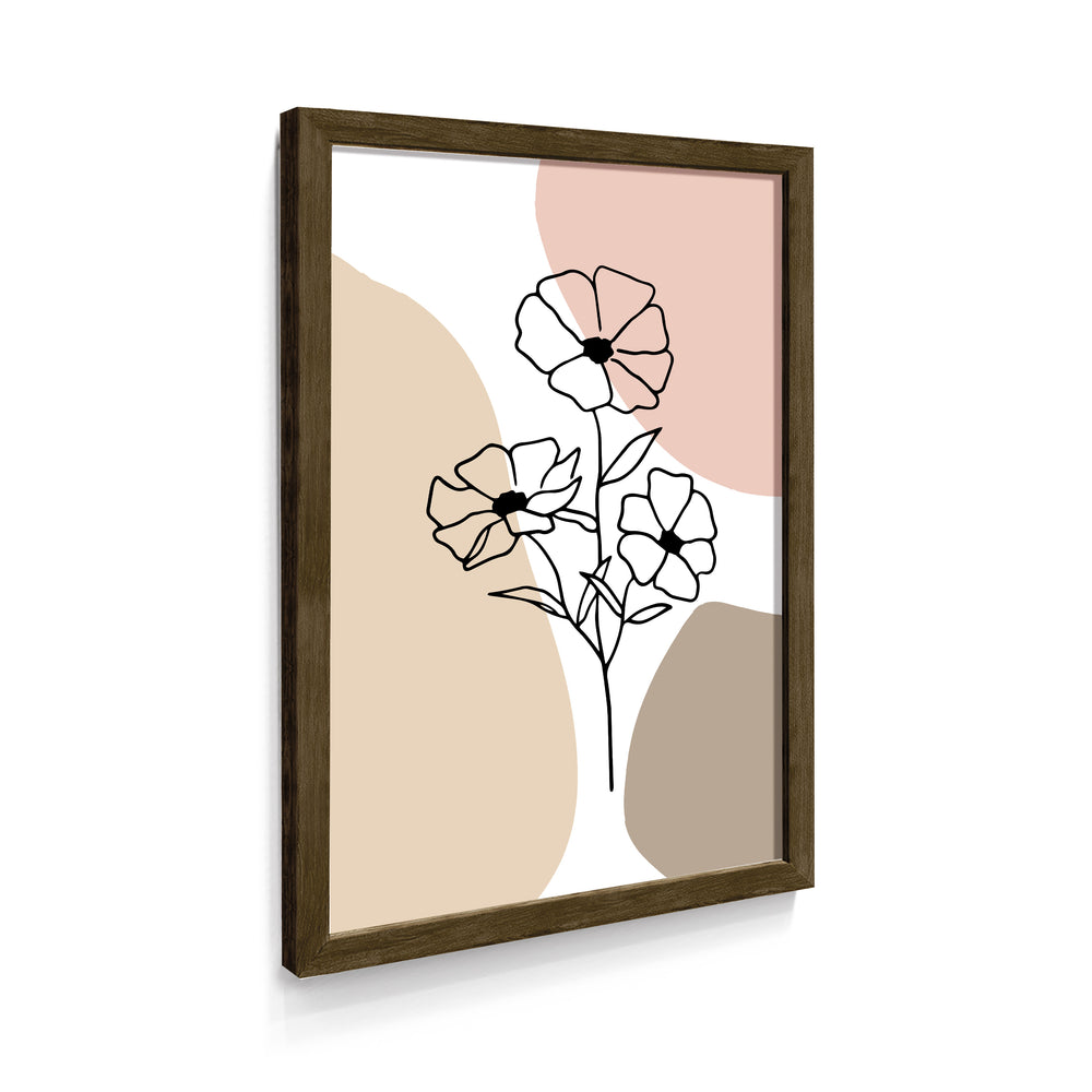 Quadro Florzinhas Boho